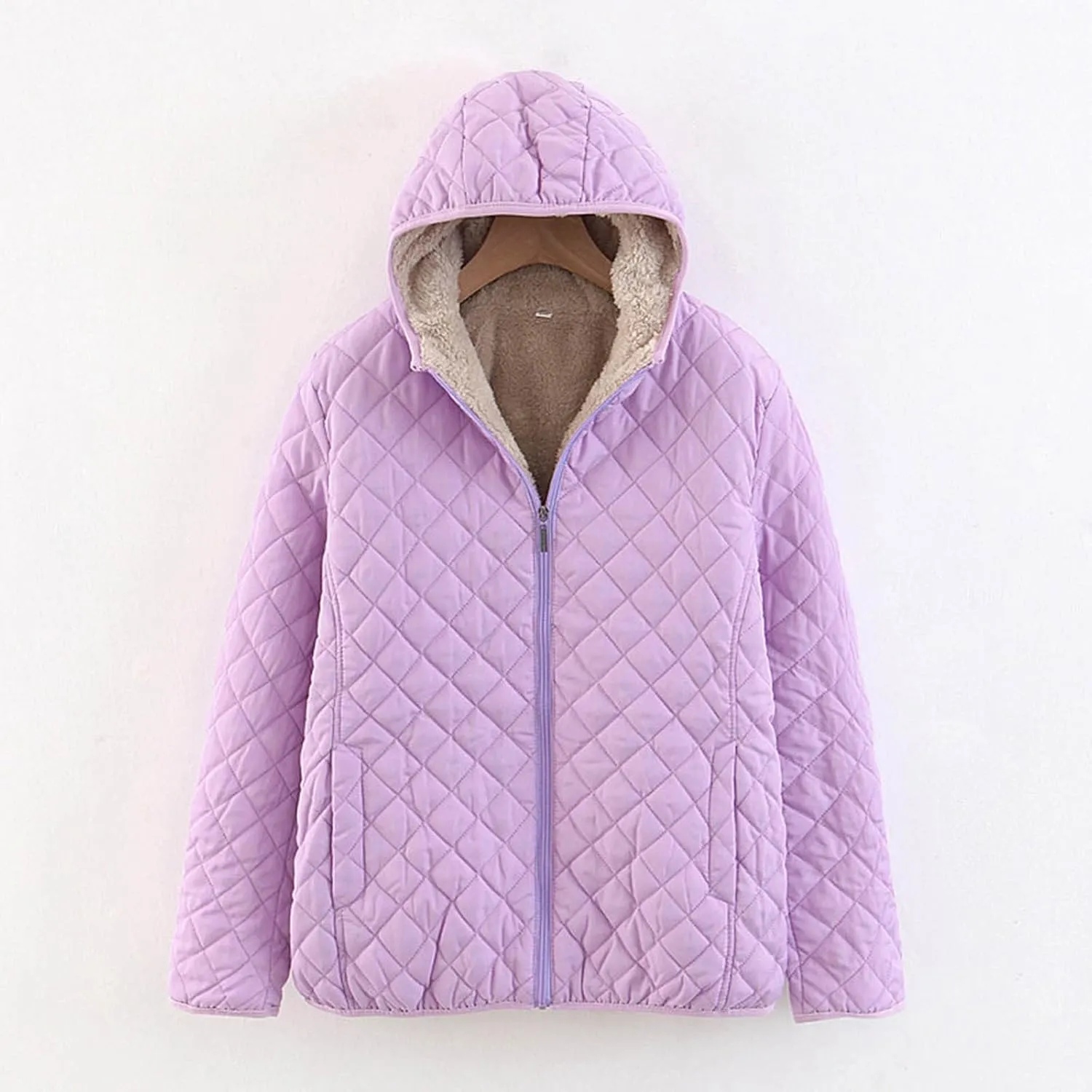 Women'S Down Jackets & Parkas Reversible Jacket Women Corduroy Puffer Jacket Women Knee Length Coats For Women