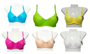 Womens Full Cup Coverage Sexy Lace Bras