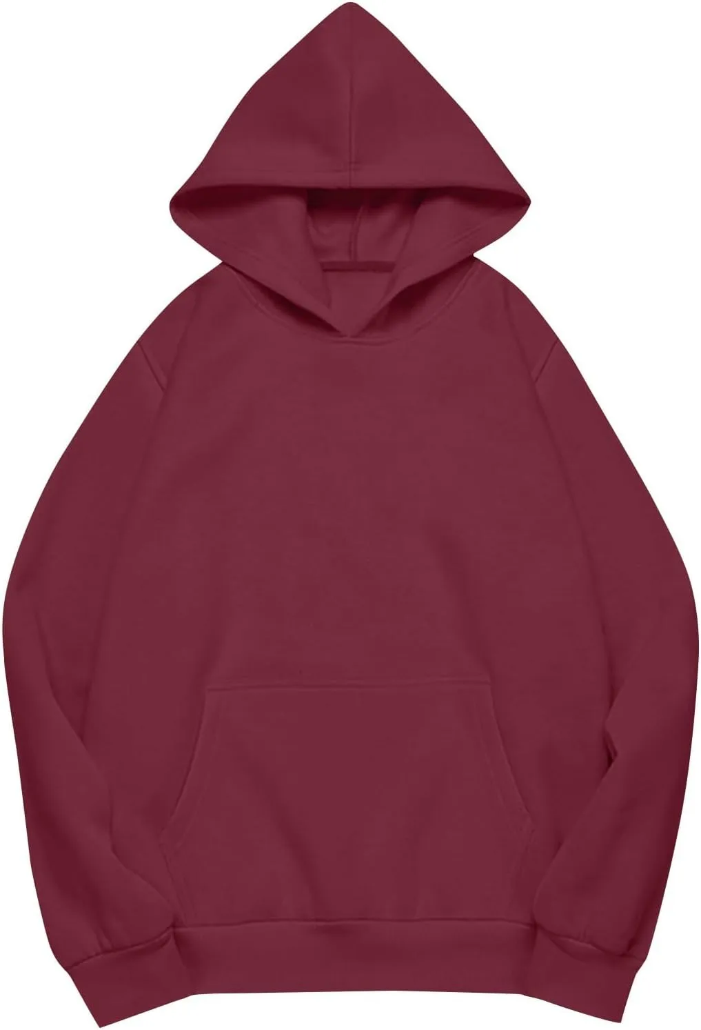 Womens Hoodies Pullover Fleece Lined Oversized Hooded Sweatshirts Teen Girls Sweaters Y2k Hoodie with Pockets