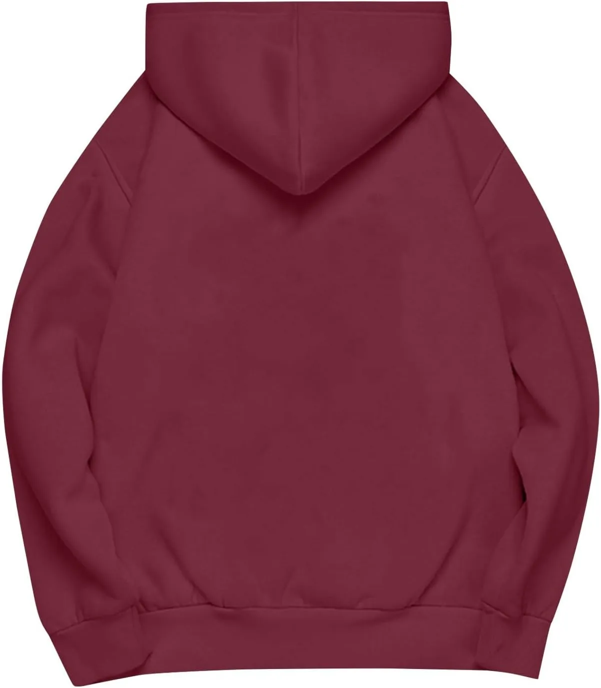 Womens Hoodies Pullover Fleece Lined Oversized Hooded Sweatshirts Teen Girls Sweaters Y2k Hoodie with Pockets