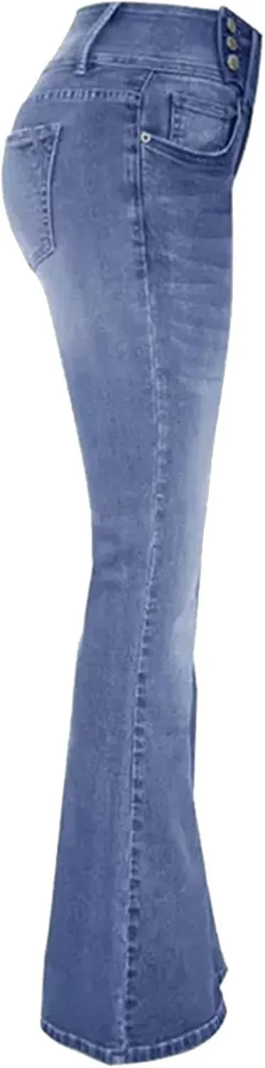 Women's Jeans Straight Leg Jeans Ripped Hem Low Waisted Jeans Wide Jeans High Jeans, XS-5XL