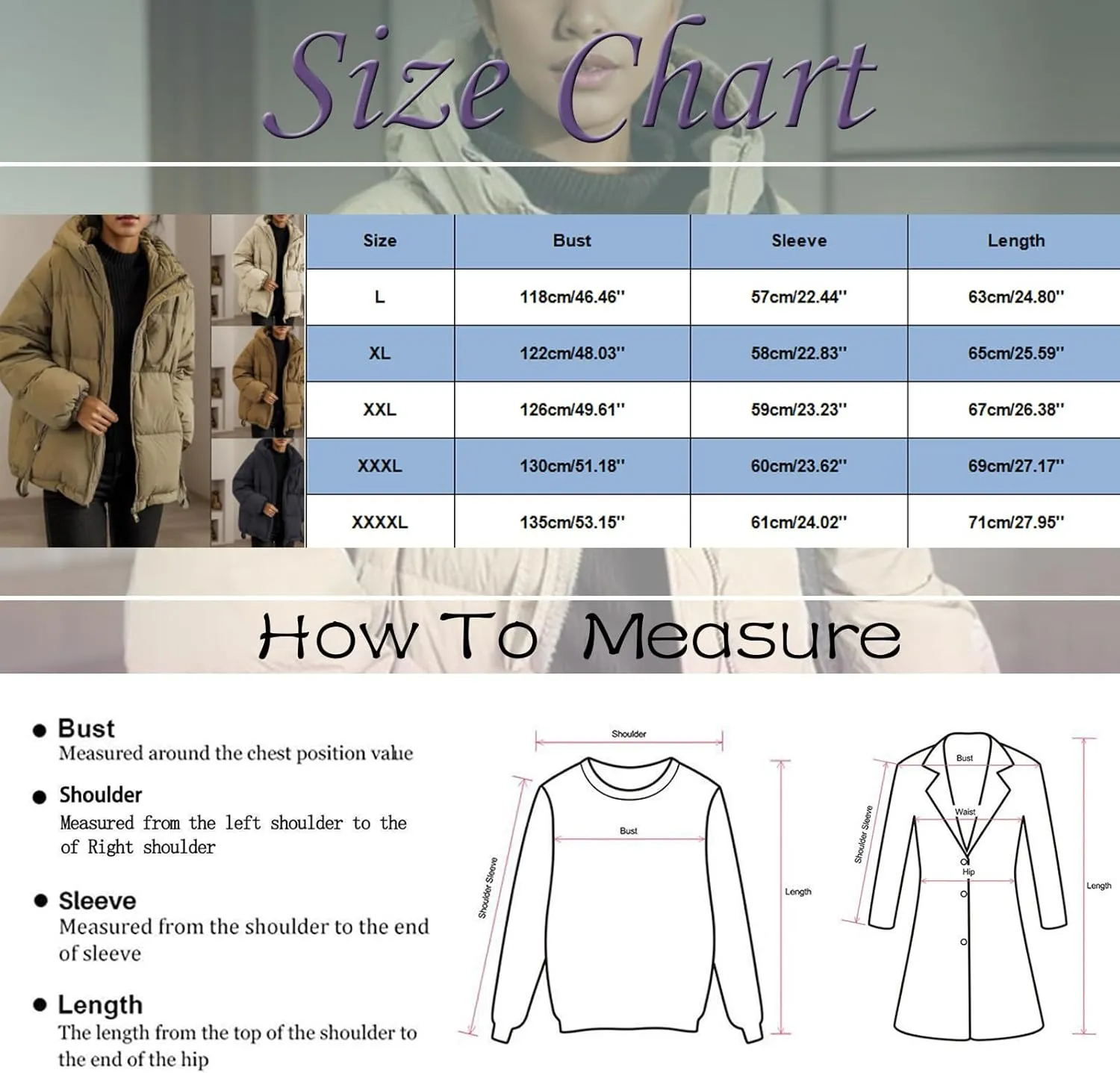 Womens Lightweight Puffer Jacket Loose Fit Long Sleeve Drawstring Pocket Padded Coat 2024 Winter Fashion Warm Outwear