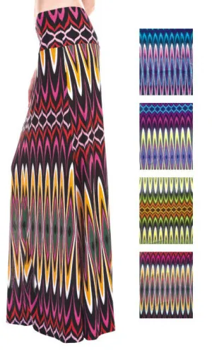 women's long skirts - colorful prints Case of 48