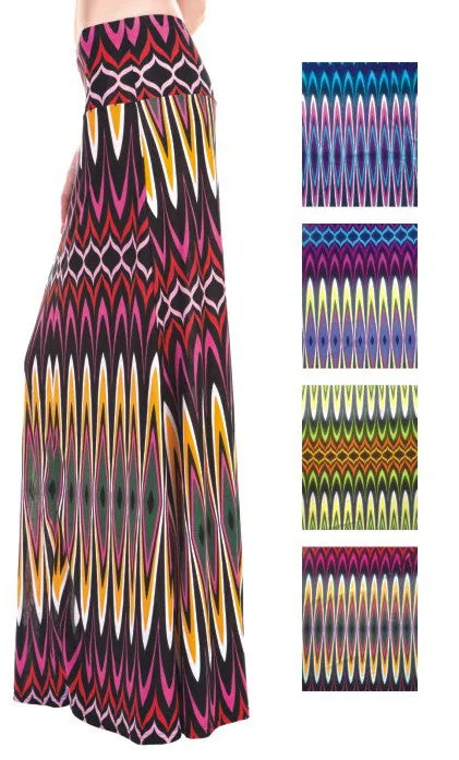 women's long skirts - colorful prints Case of 48