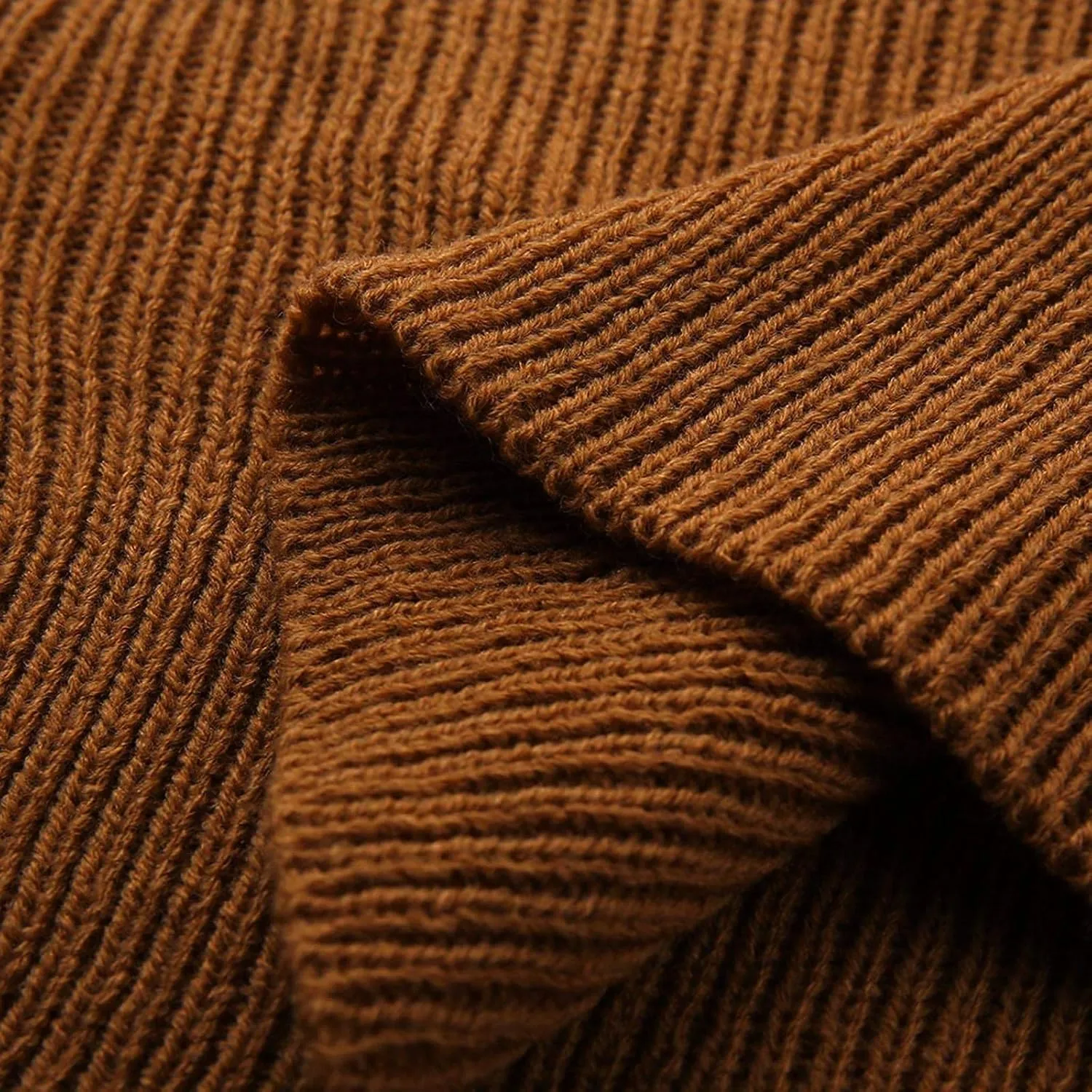 Womens Long Sleeve Turtleneck Sweaters Oversized Knit Loose Pullover Tunic Tops Knitted Pullover Jumper Sweater Shirts