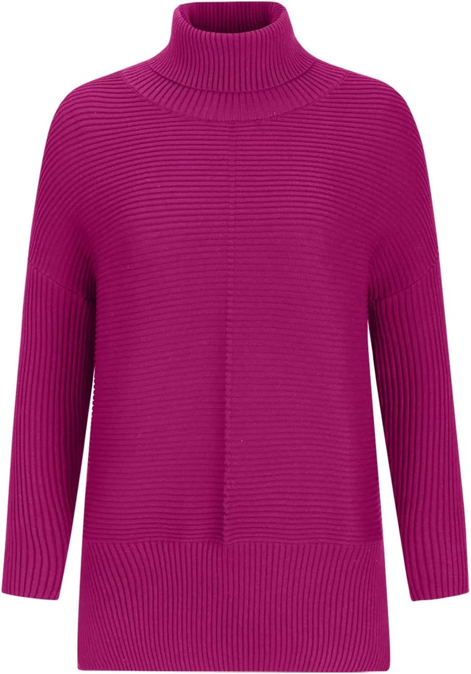 Womens Oversized Chunky Sweaters Turtleneck Long Sleeve Casual Pullovers Trendy Cable Knit Sweater