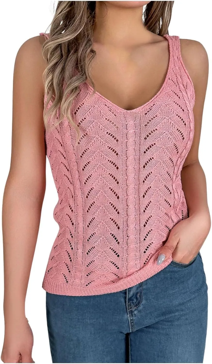 Women's Round B Neck Sleeveless Knitted Slim Fit Casual Open Navel Vest Womens Tennis Shirts Short Sleeve