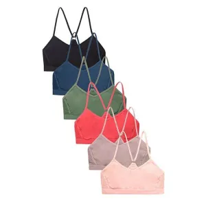 Women's Seamless Mesh Racerback Bralette Sports Bras