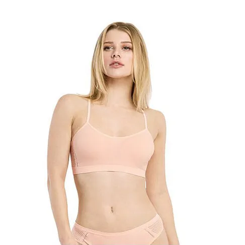 Women's Seamless Mesh Racerback Bralette Sports Bras