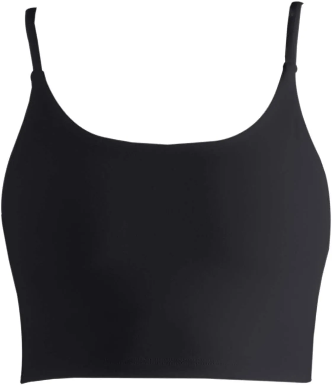 Women's Slim Fit Nude Yoga Top with Straps Sports Bra with Chest Pads for Running & Fitness Active Tops for Women