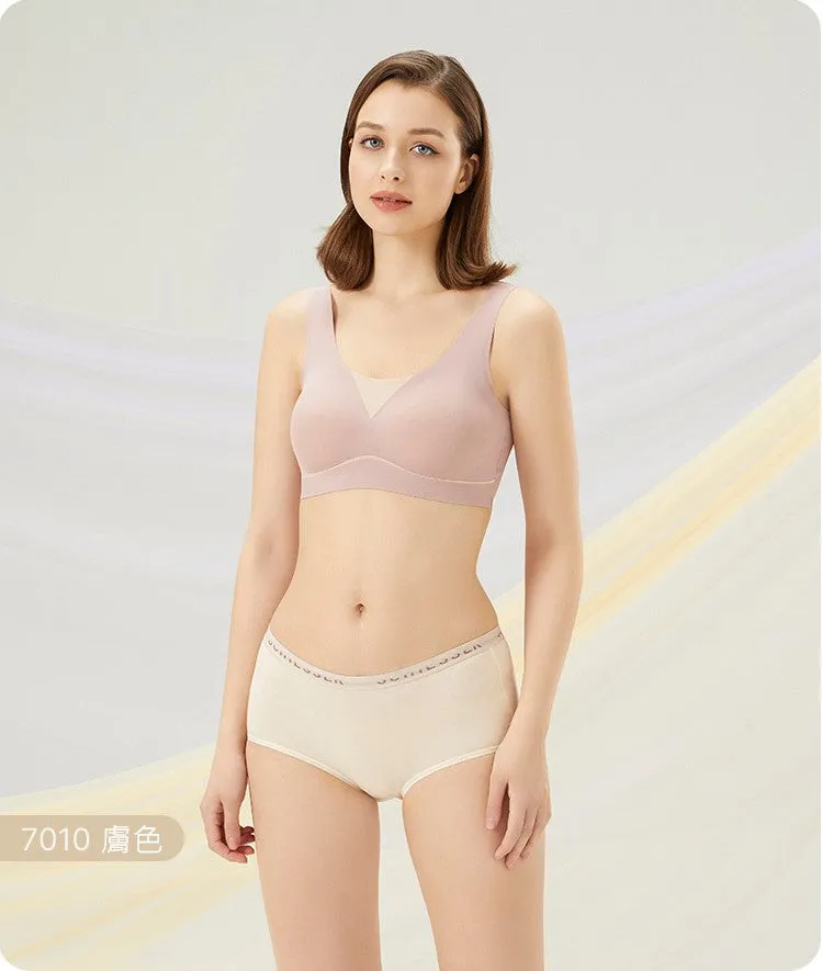 Women's Supima Mid-Rise Hipster Panties (Pure Color 2pcs Pack)