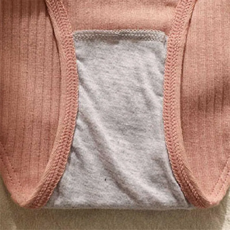 Women's Thread Cotton Underwear Large Size Sexy Seamless Panties