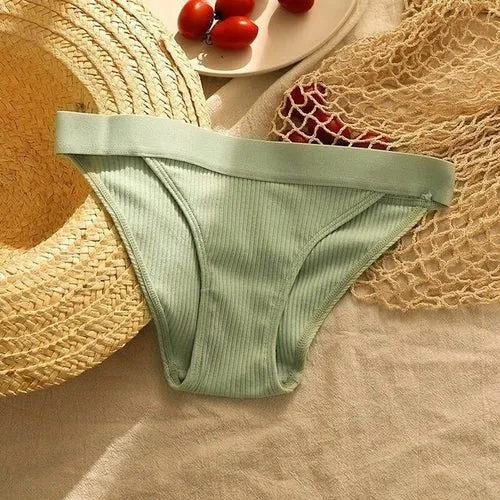 Women's Thread Cotton Underwear Large Size Sexy Seamless Panties