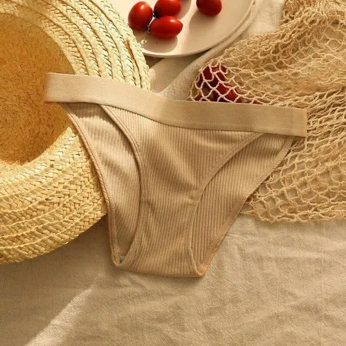 Women's Thread Cotton Underwear Large Size Sexy Seamless Panties