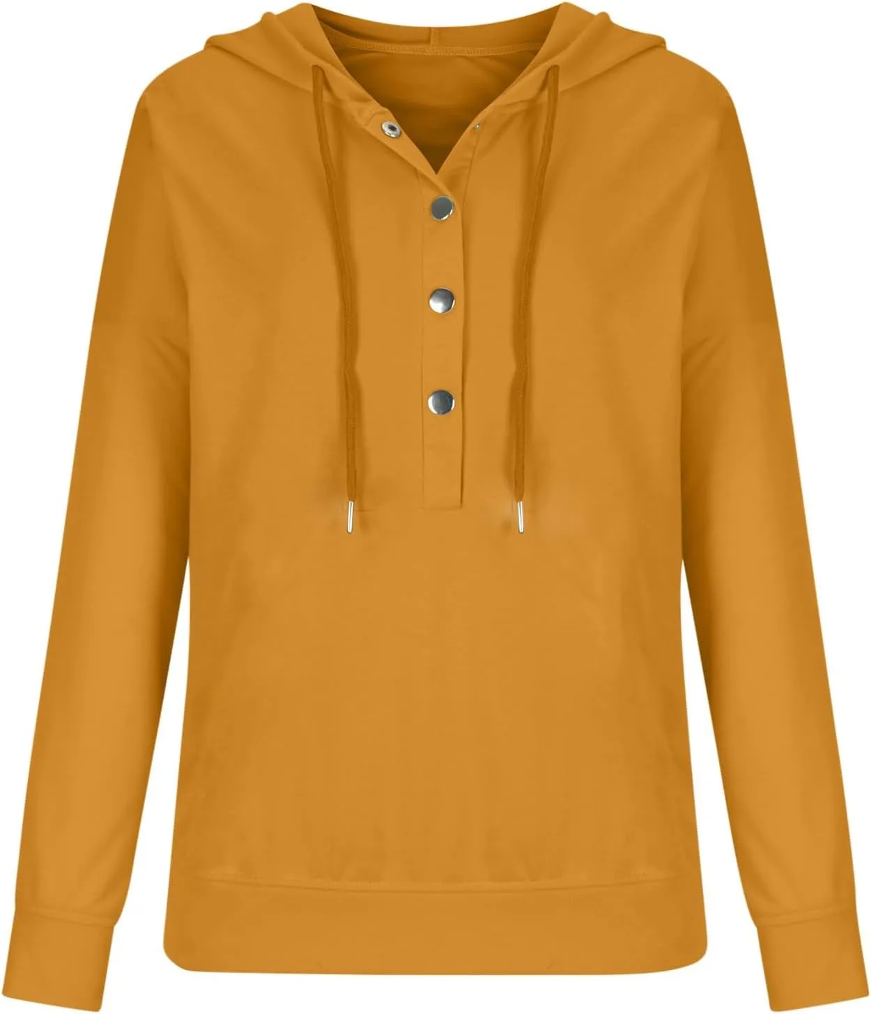 Women's Tunic Sweatshirts Hoodies V Neck 2024 Solid Fashion Casual Loose Soft Sweaters Long Sleeve Shirts