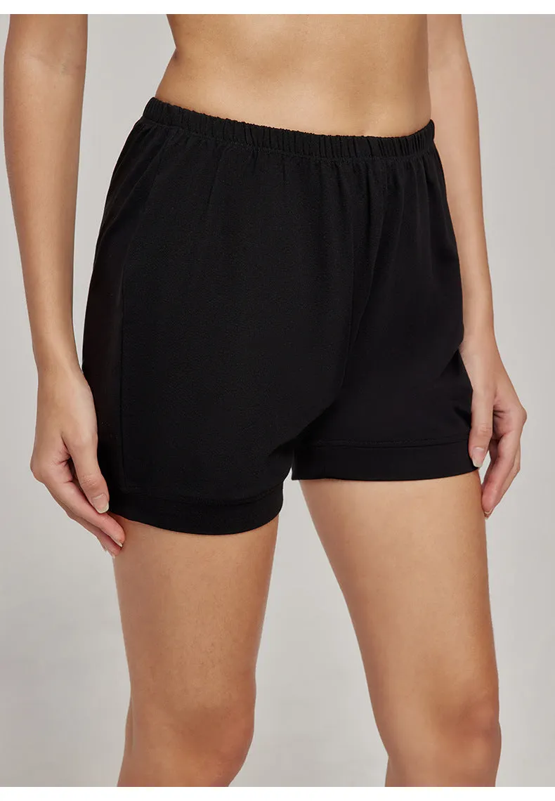 Women's Yoga Shorts Pure Color Cotton Loose Breathable Sports Shorts