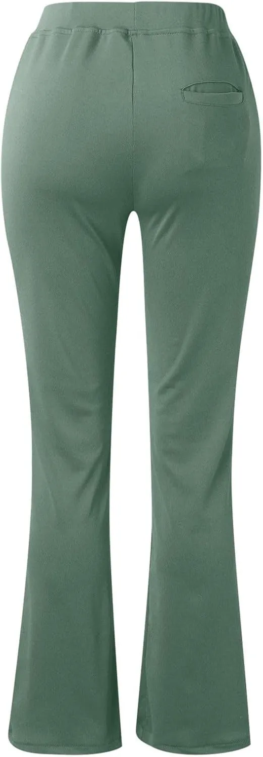 Work Pants for Women 2025 High Waist Stretch Soft Comfy Athletic Workout Yoga Dressy Pants Casual Business Trousers