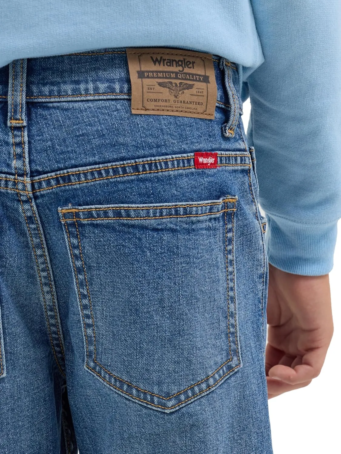 Wrangler Boys' Straight Fit Jeans
