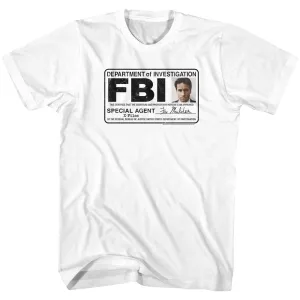 Xfiles Mulder Badge Men's T-Shirt