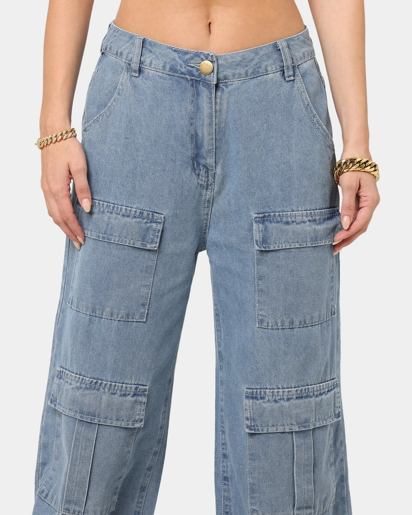 XXIII Women's Sena Wide Leg Jeans Blue