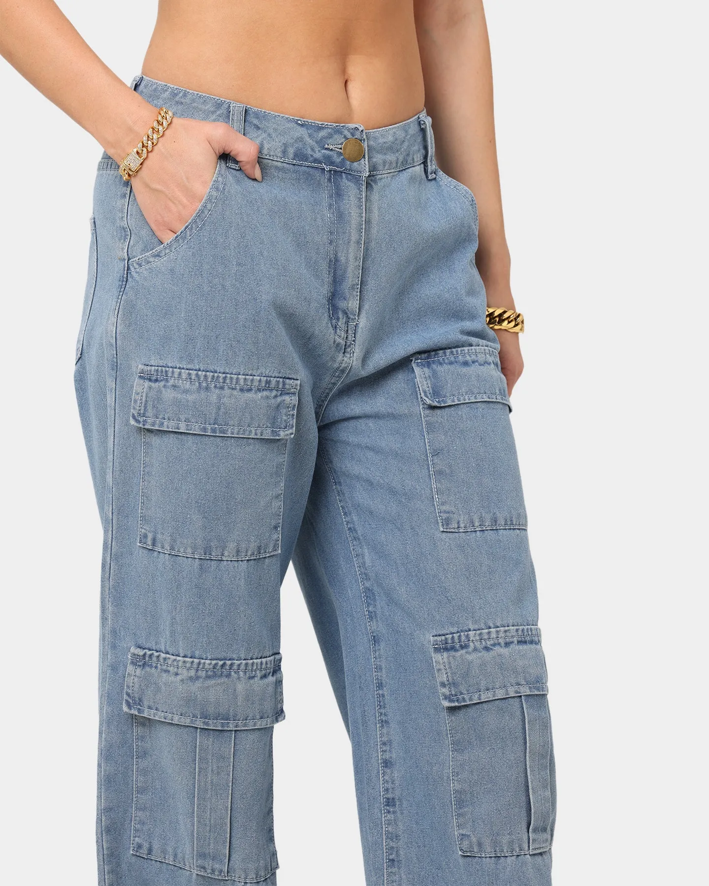 XXIII Women's Sena Wide Leg Jeans Blue