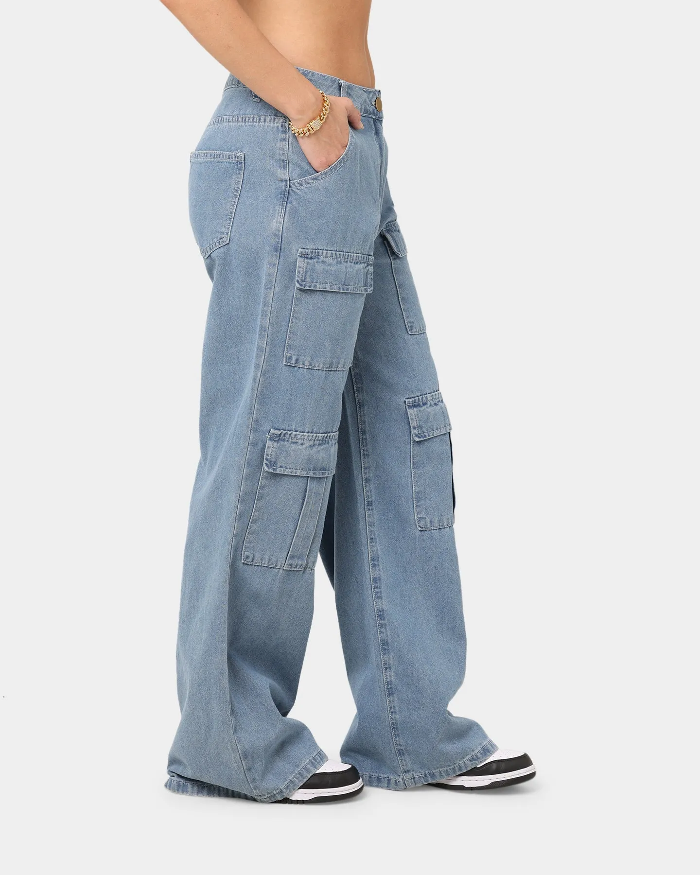 XXIII Women's Sena Wide Leg Jeans Blue