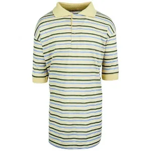 Yellow Blue & Black Multi Stripe T-Shirt Top