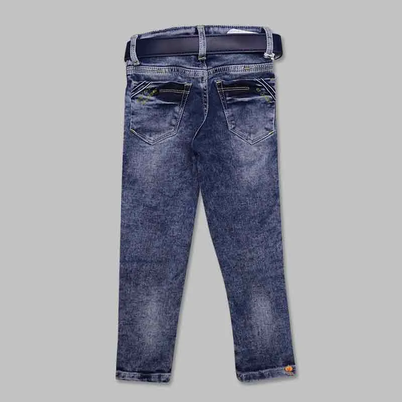 Yellow Denim Jeans For Girls And Kids