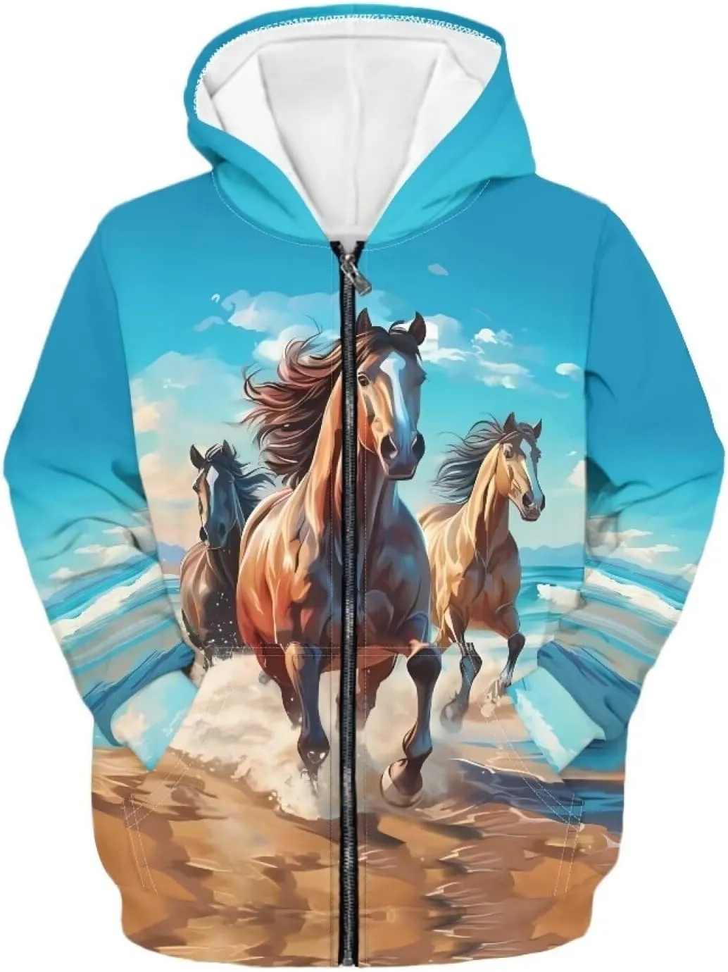 Ystardream Girls' Fashion Hoodies & Sweatshirts Size 6-16 Lightweight Zip Up Sweatshirts