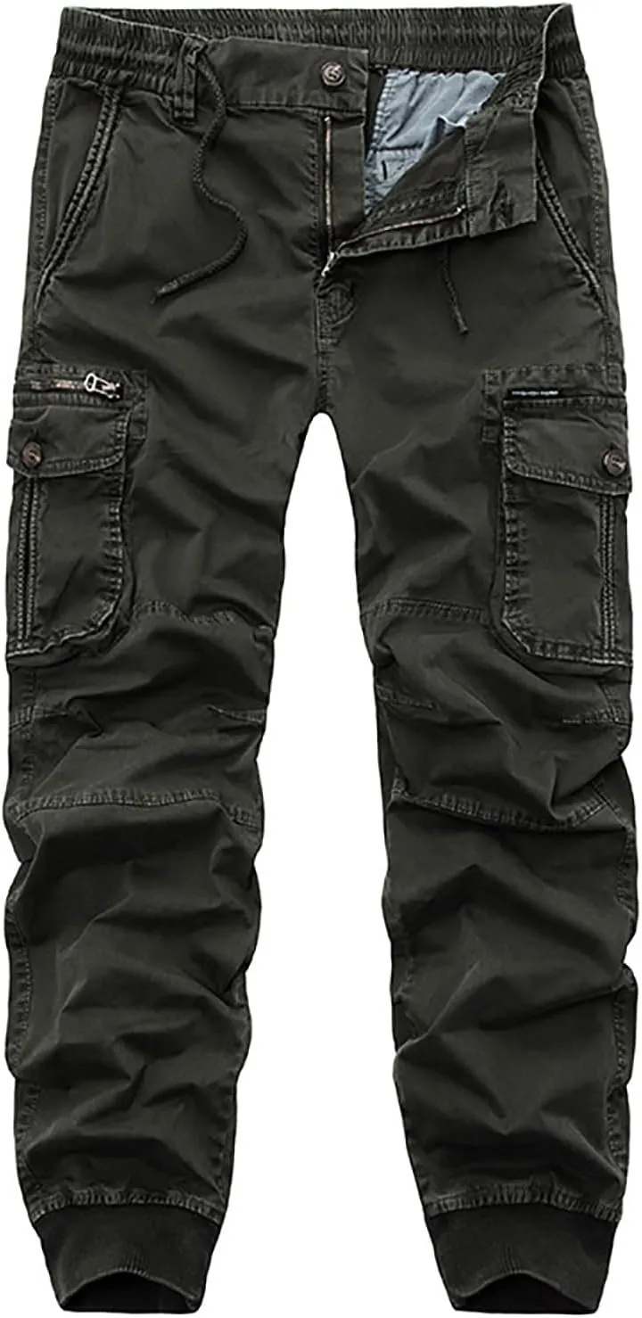 Zeiyignr Womens Cargo Pants with Pockets Outdoor Casual Ripstop Military Combat Construction Work Pants Casual Hiking Pants
