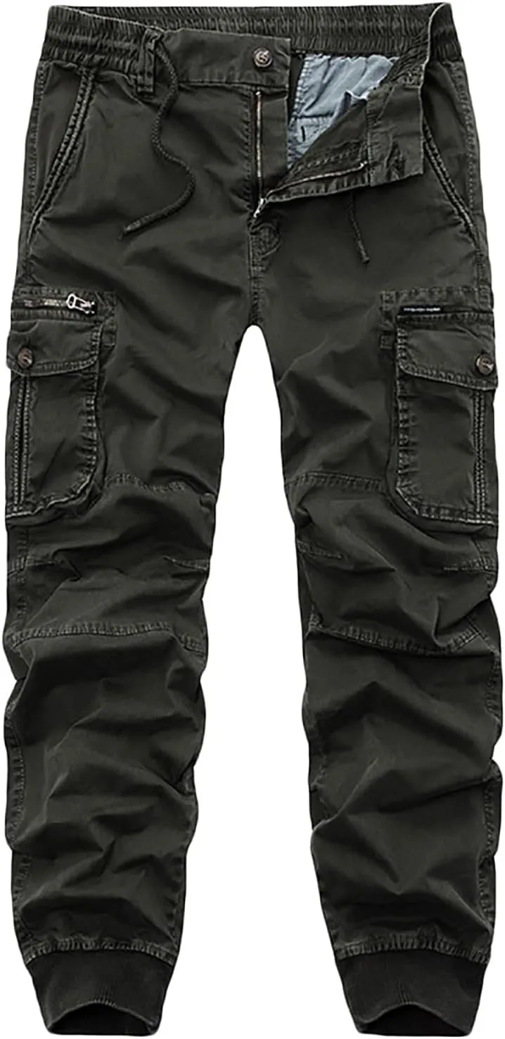 Zeiyignr Womens Cargo Pants with Pockets Outdoor Casual Ripstop Military Combat Construction Work Pants Casual Hiking Pants