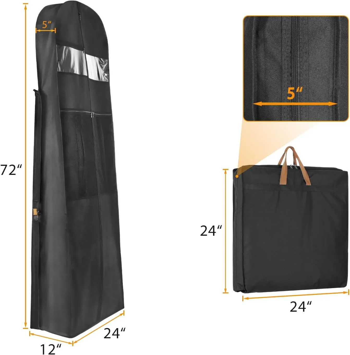 Zilink Wedding Dress Garment Bag 72"