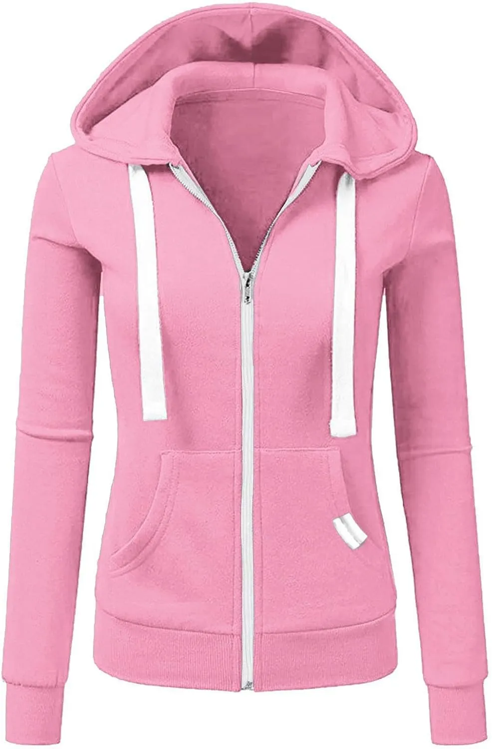 Zip Up Hoodie for Women Fall Plus Size Lightweight Hoodies Long Sleeve Sweatshirts Y2k Trendy Hoodies
