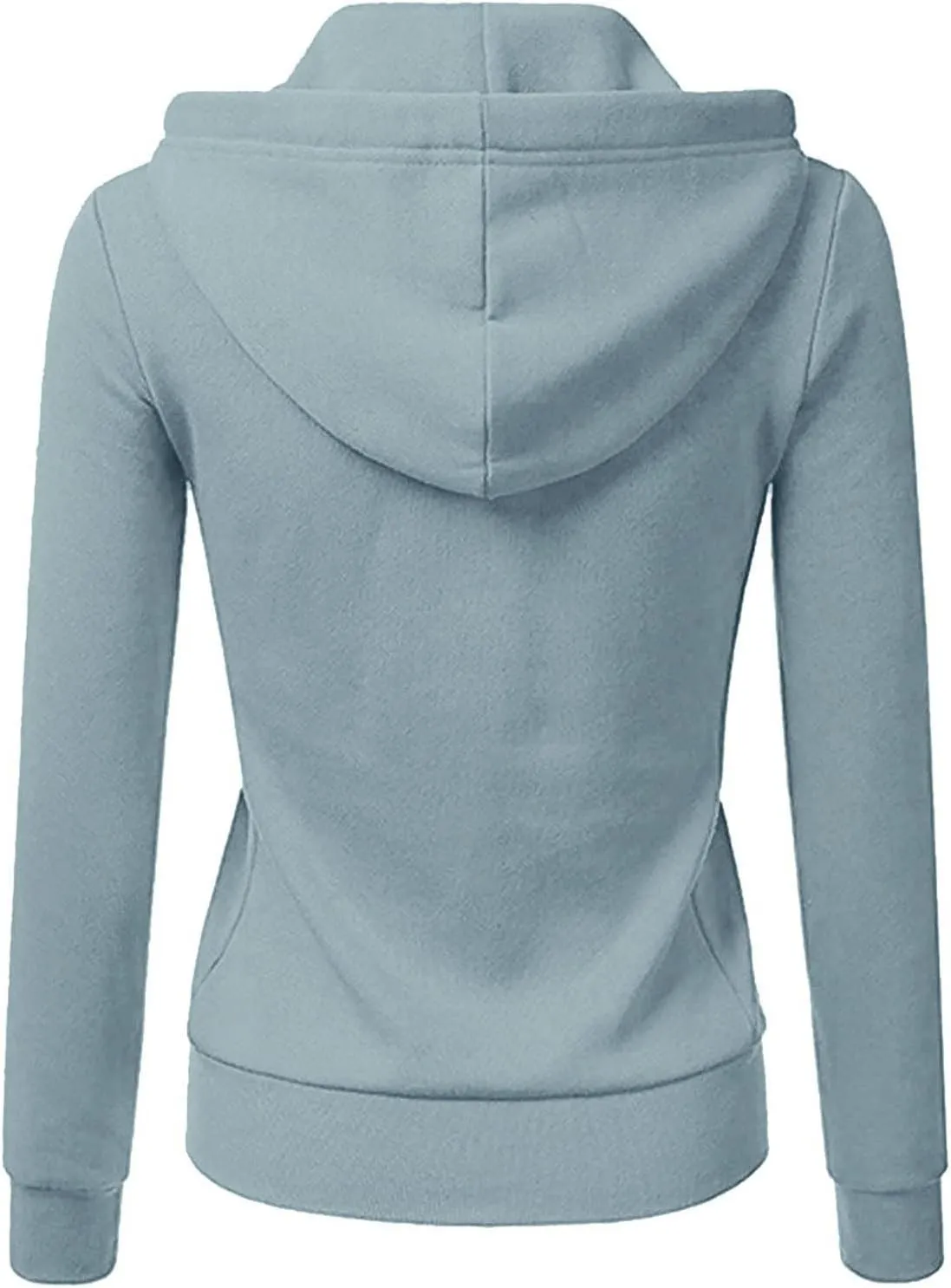 Zip Up Hoodie for Women Fall Plus Size Lightweight Hoodies Long Sleeve Sweatshirts Y2k Trendy Hoodies