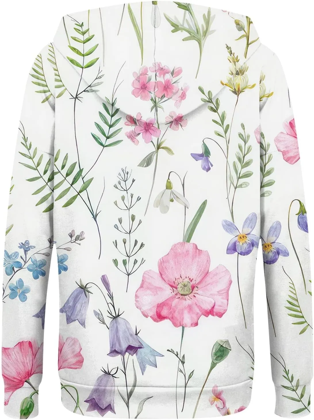 Zip Up Hoodie Women,Womens Oversized Zip Up Sweatshirt Loose Fit Casual Long Sleeve Hoodies with Pockets