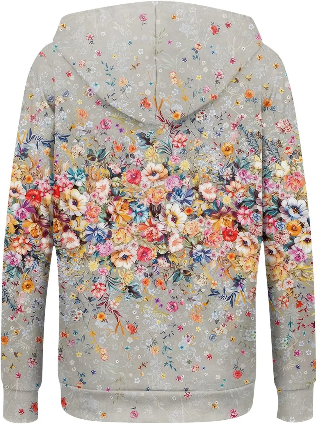 Zip Up Hoodie Women,Womens Oversized Zip Up Sweatshirt Loose Fit Casual Long Sleeve Hoodies with Pockets