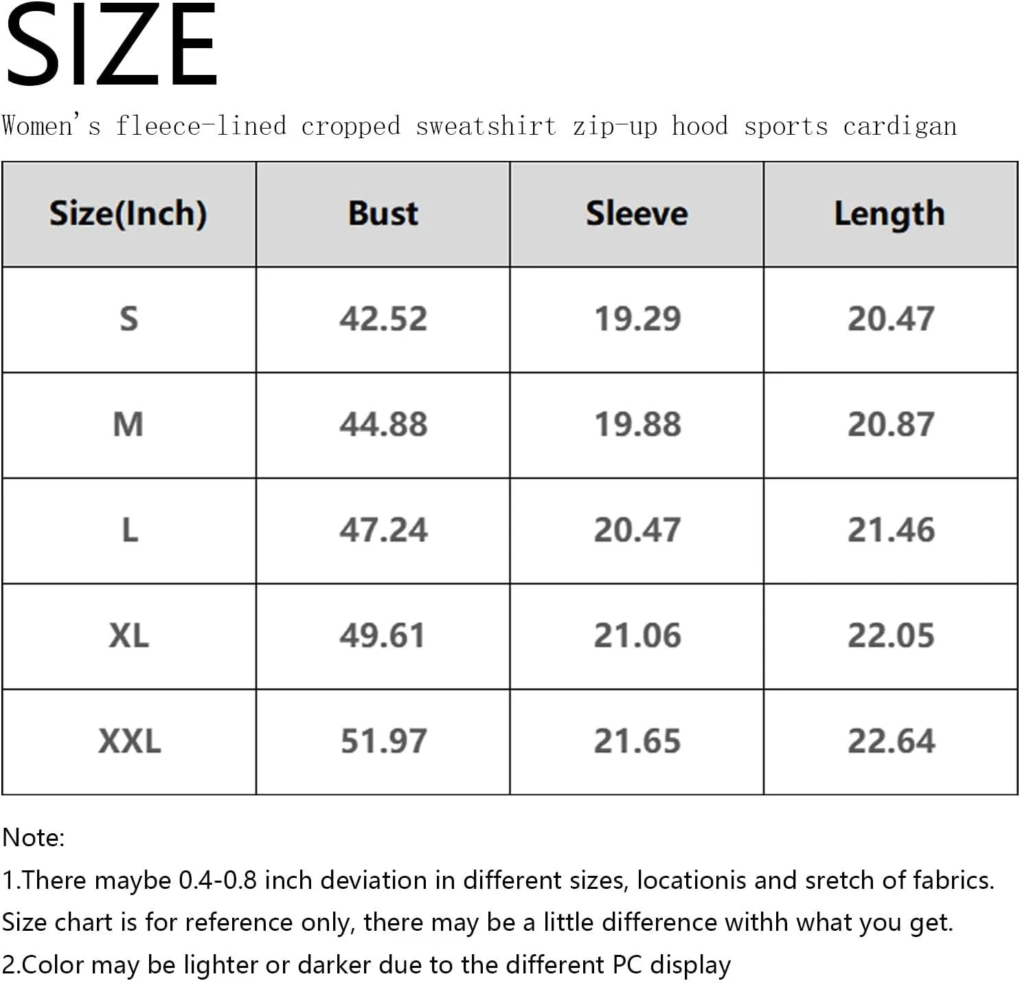 Zip up Hoodies for Women Fleece Pullover Cropped Crew Neck Sweatshirts Full Zip up Cropped Sweatshirts Jackets
